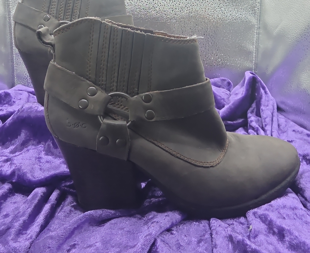 boc Dark Brown Ankle Booties